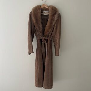 Vintage Abercrombie & Fitch suede coat